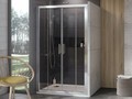 Душевая дверь Ravak 10° 10DP4-130 блестящий + транспарент