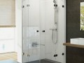 Душевой уголок Ravak Brilliant BSRV4-80 блестящий+транспарент